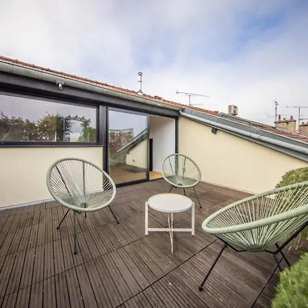 Loft Design Avec Toit-terrasse En Hyper Centre Apartamento